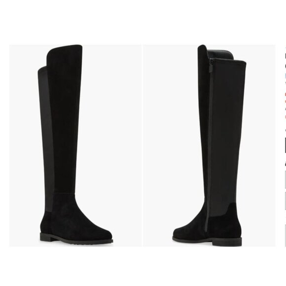 Blondo Women's Black Layne Waterproof Over the Knee Boot Size 8.5M NIB Boho Chic - Picture 4 of 13